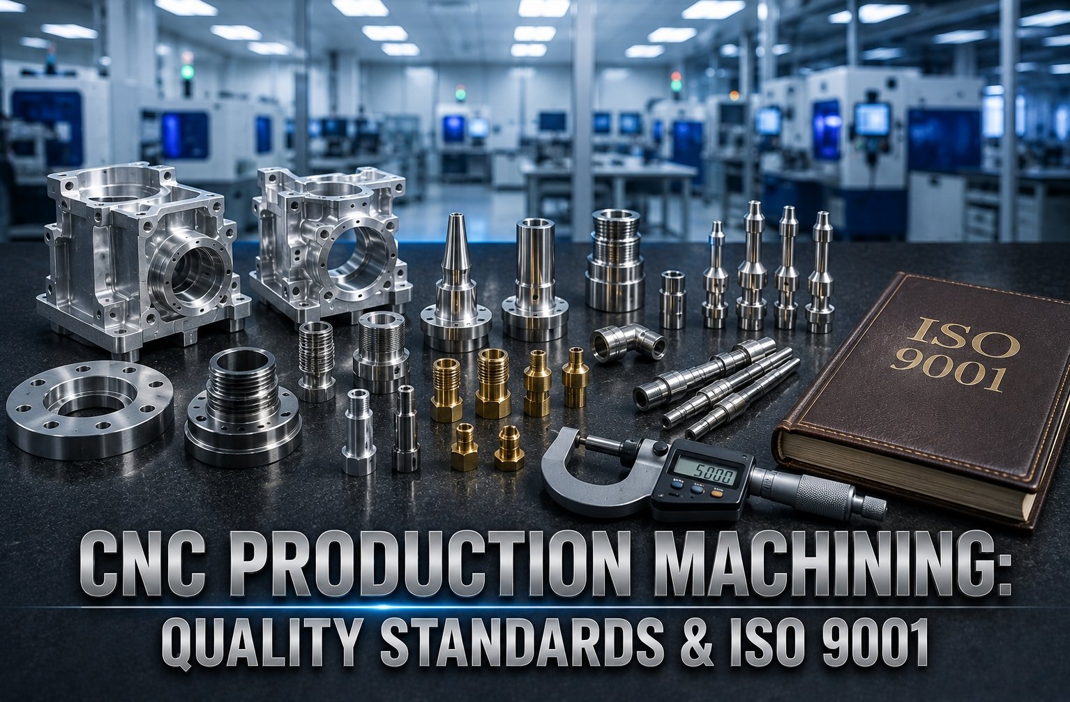 CNC Production Machining Quality Standards & ISO 9001 