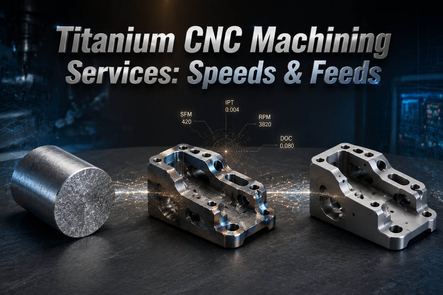Titanium CNC Machining Services Speeds & Feeds