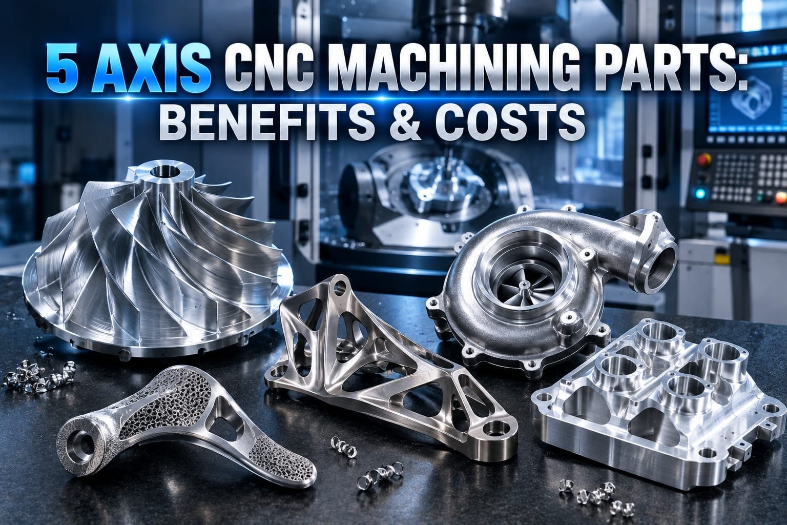 5 Axis CNC Machining Parts Benefits & Cost