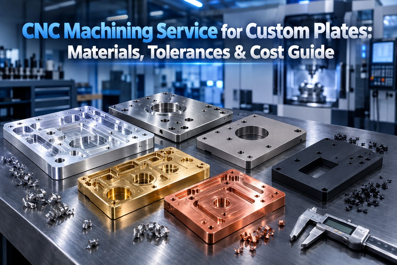 CNC Machining Service for Custom Plates Materials, Tolerances & Cost Guide