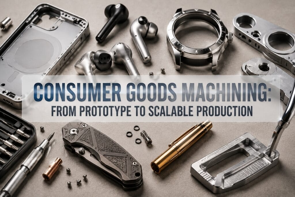 Consumer Goods Machining From Prototype to Scalable Production