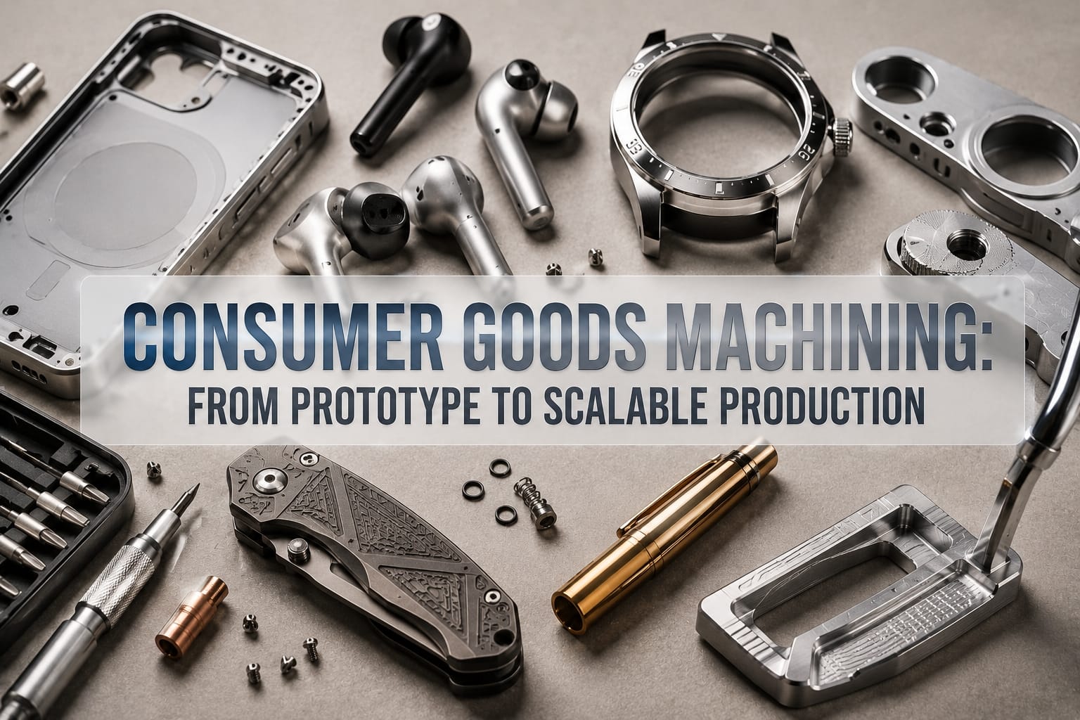 Consumer Goods Machining From Prototype to Scalable Production