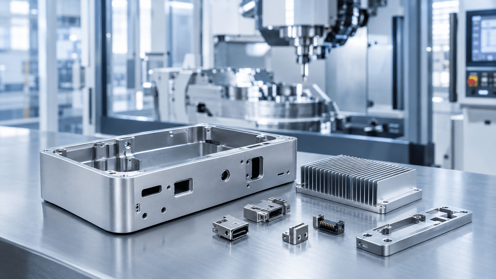 Precision Aluminum Parts and CNC Machining Centers